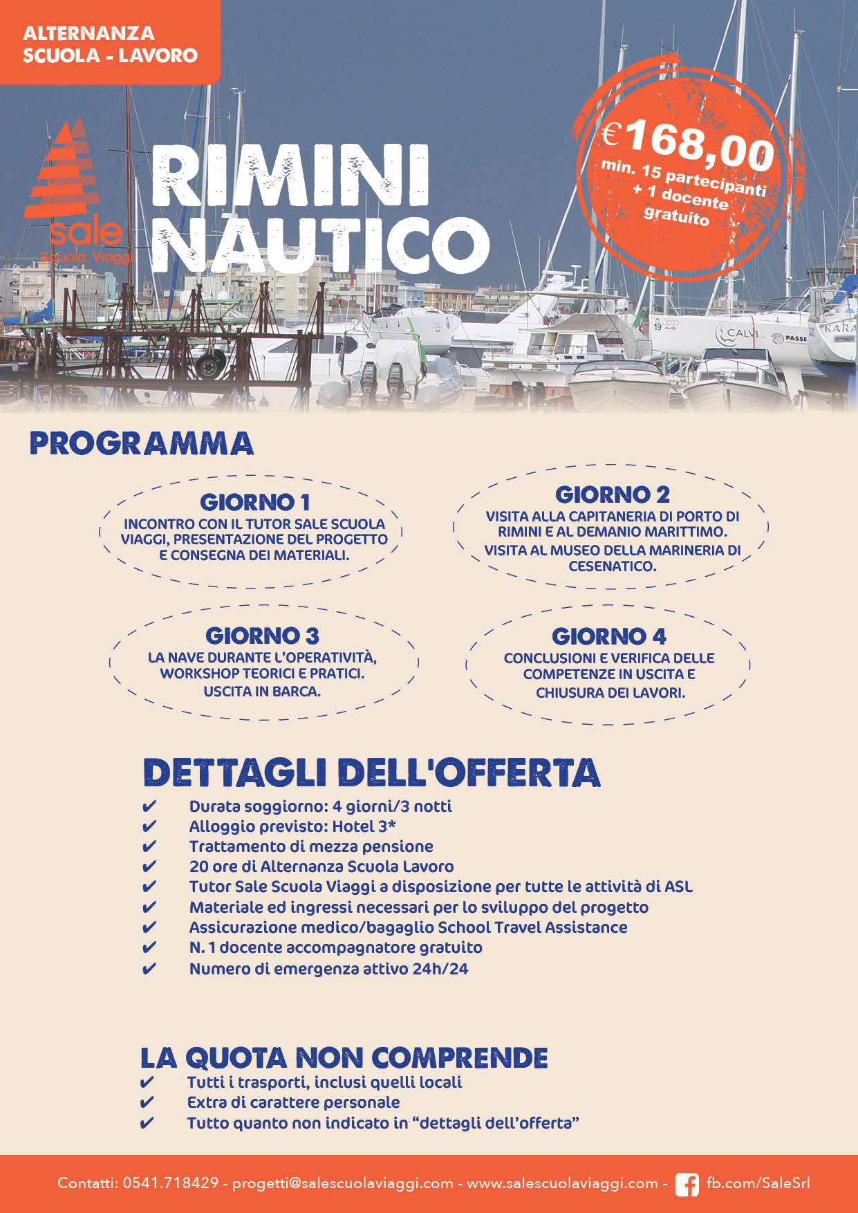 Offerta Nautico Rimini Sale Scuola Viaggi