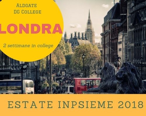 Londra Aldgate Inpsieme 2018 sale scuola viaggi